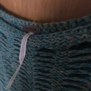 Free People Summer Sweater Turquoise XS